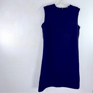 TRENDS BY JERRIE LURIE. Vintage 1960’s Black textured polyester cocktail dress
